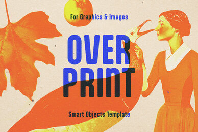 Overprint Risograph Effect