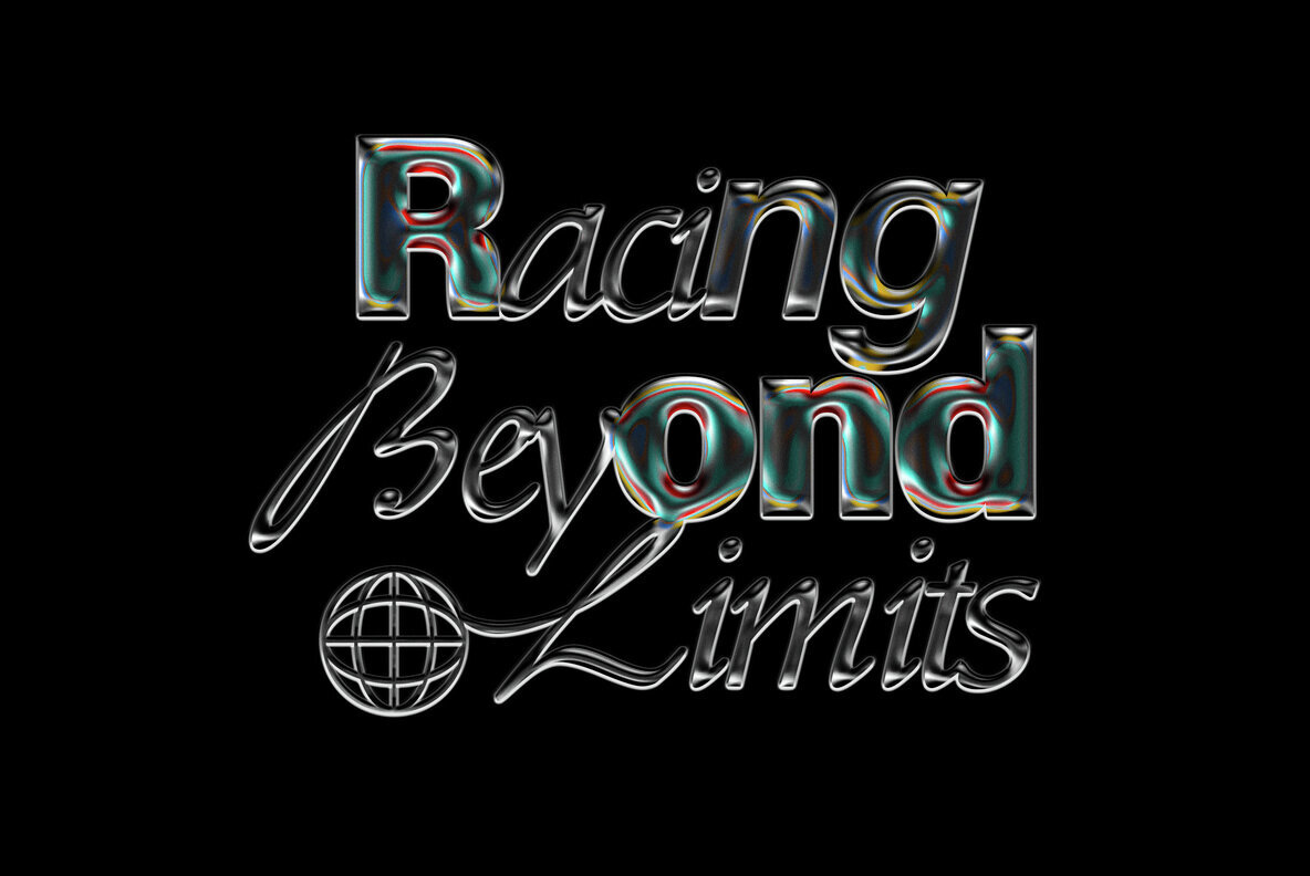 Iridescent Glass Chrome Text Effect 2