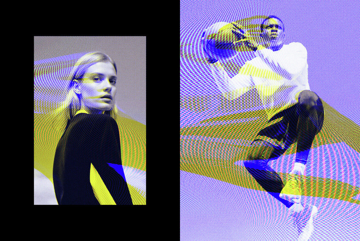 TV CRT Glitch Screen Photo Effect 4