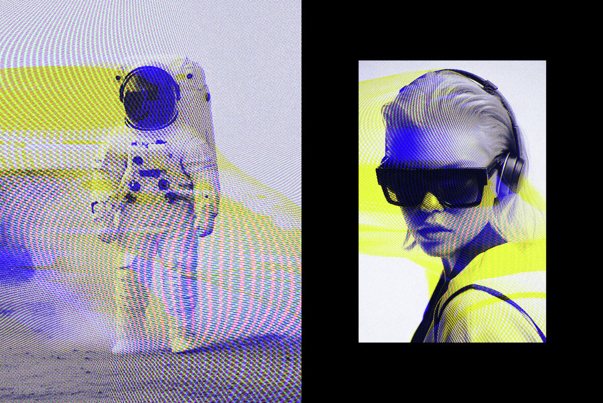 TV CRT Glitch Screen Photo Effect 6