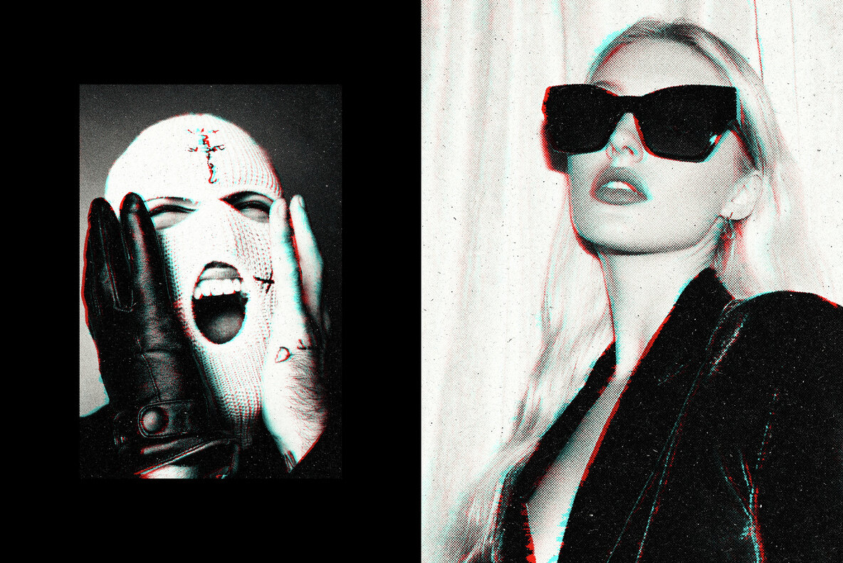 Glitch Print Photo Effect 4