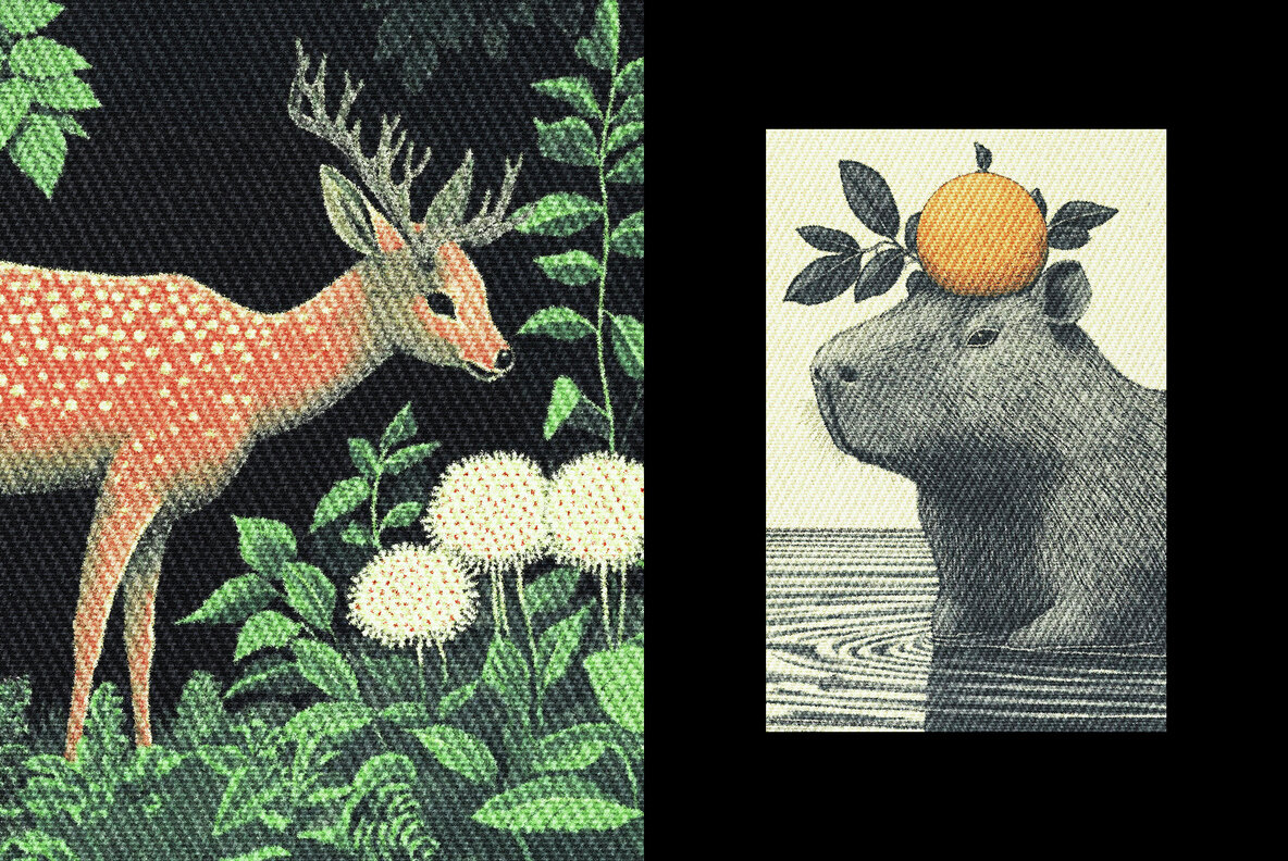 Embroidery Stitch Texture Effect 6