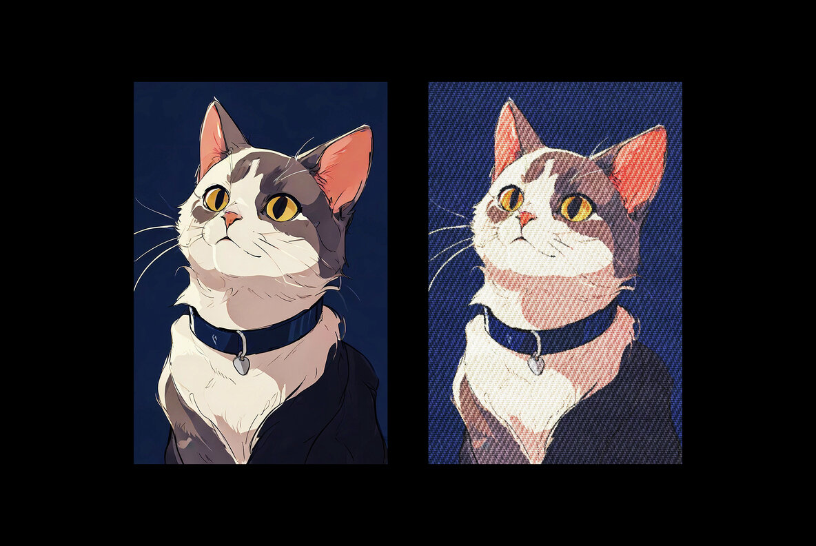 Embroidery Stitch Texture Effect 7