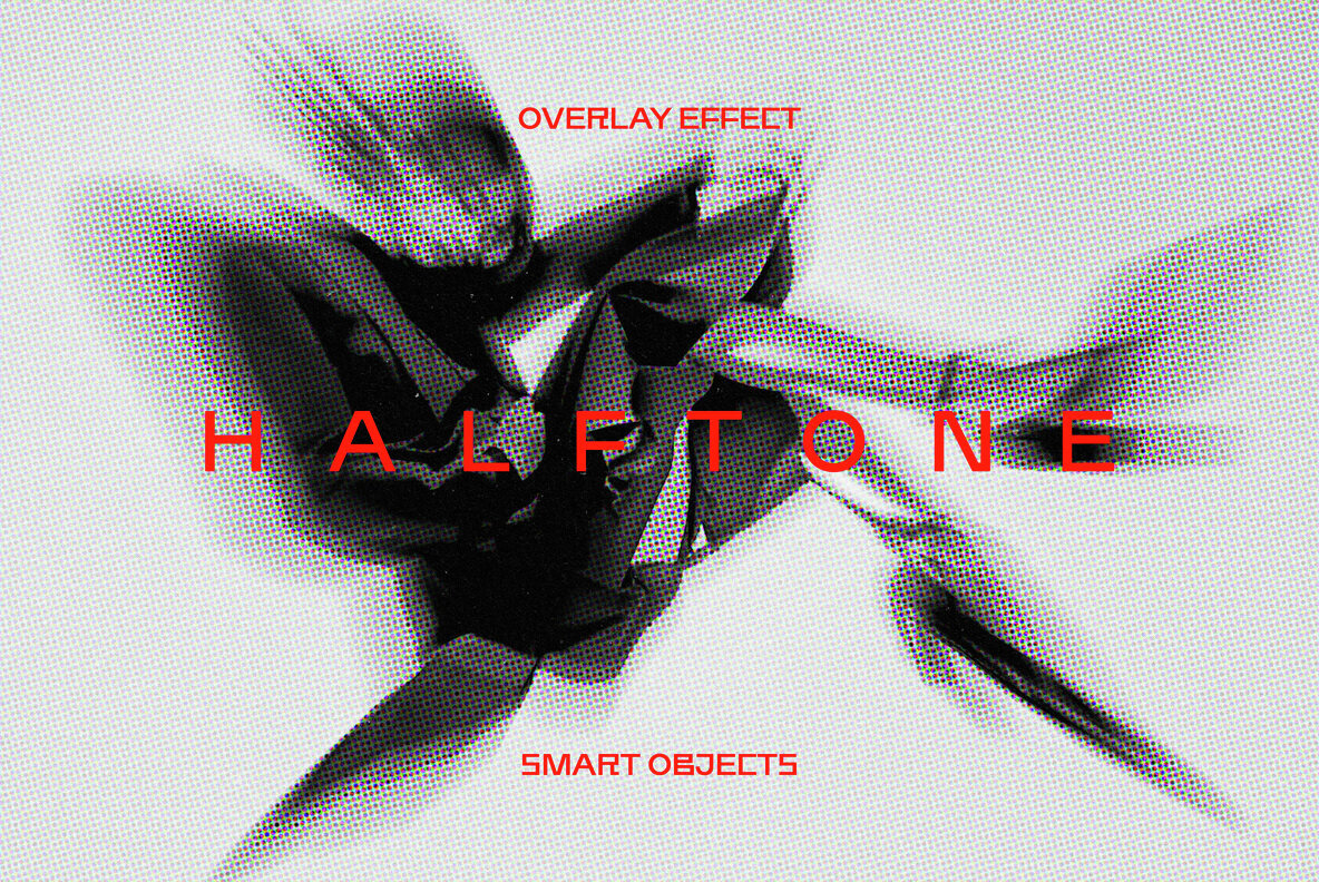 Circle Motion Halftone Photo Effect 1