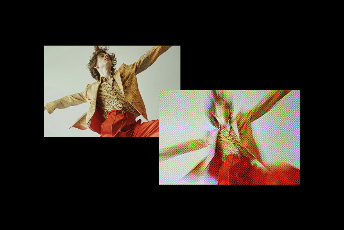 Circle Motion Halftone Photo Effect 2