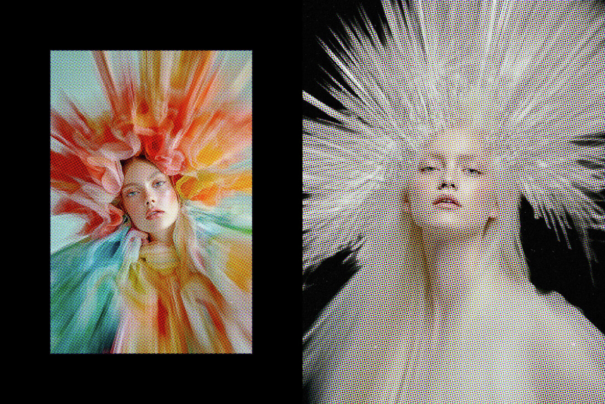 Circle Motion Halftone Photo Effect 3