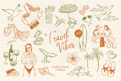 Travel Vibes Illustrations