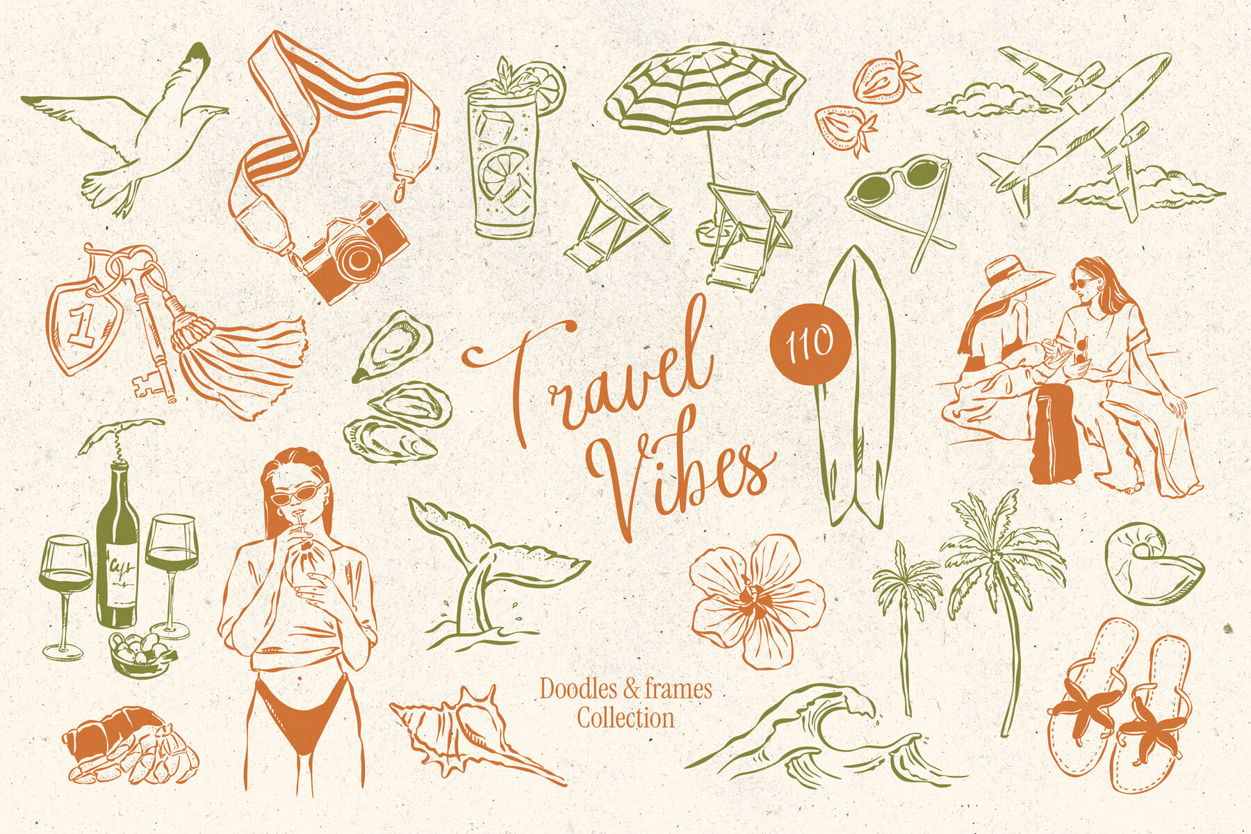 Travel Vibes Illustrations 1