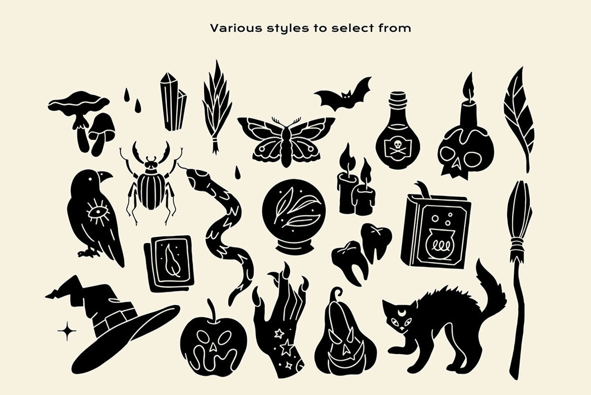 Witches Way Clipart Bundle 3