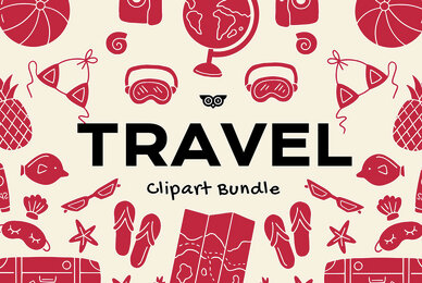 Travel Clipart Bundle