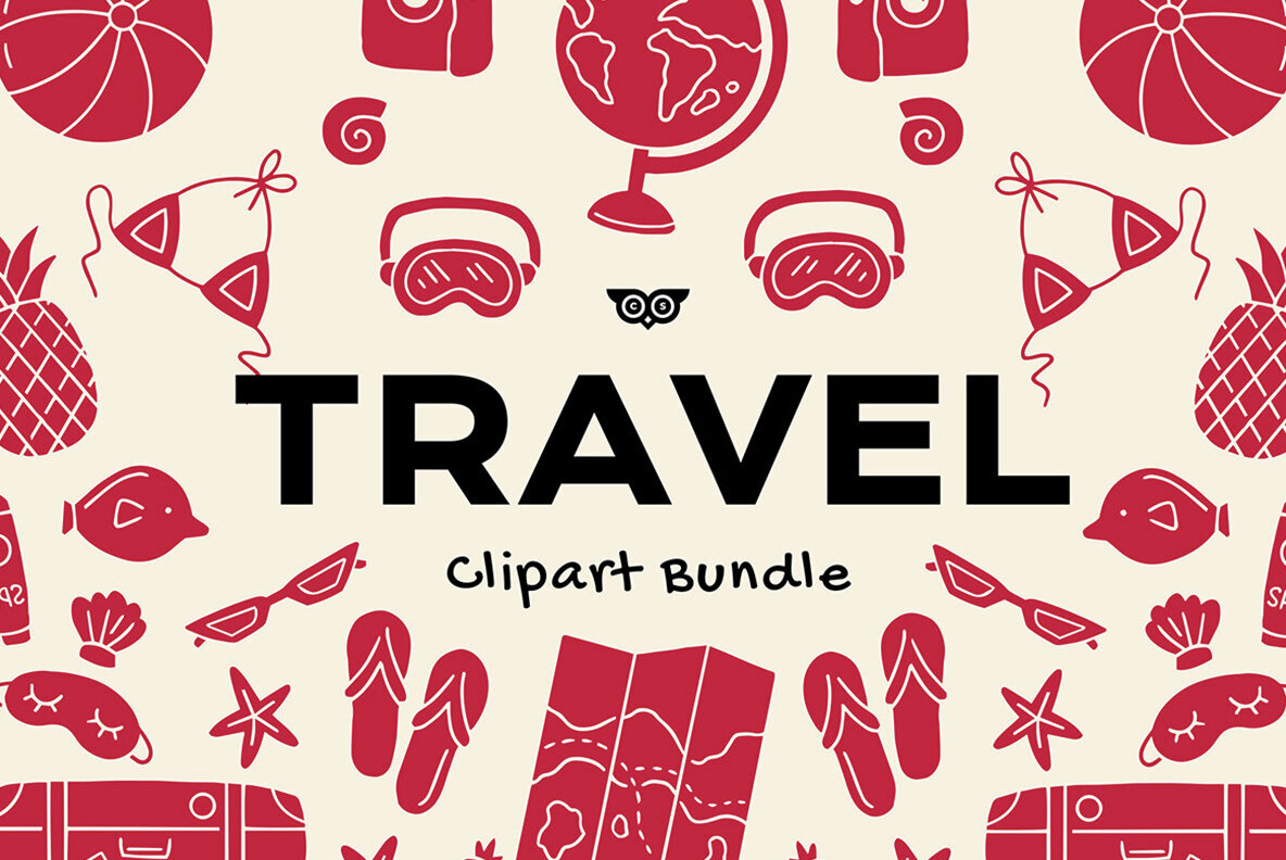 Travel Clipart Bundle 1