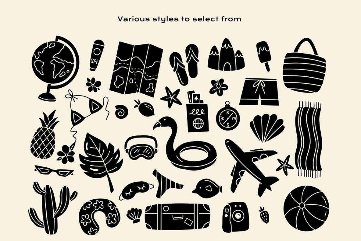 Travel Clipart Bundle 4