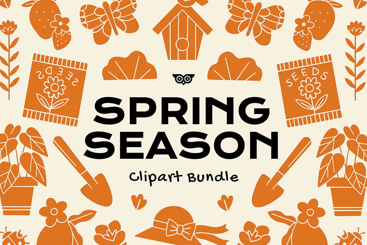 Spring Season Clipart Bundle 1