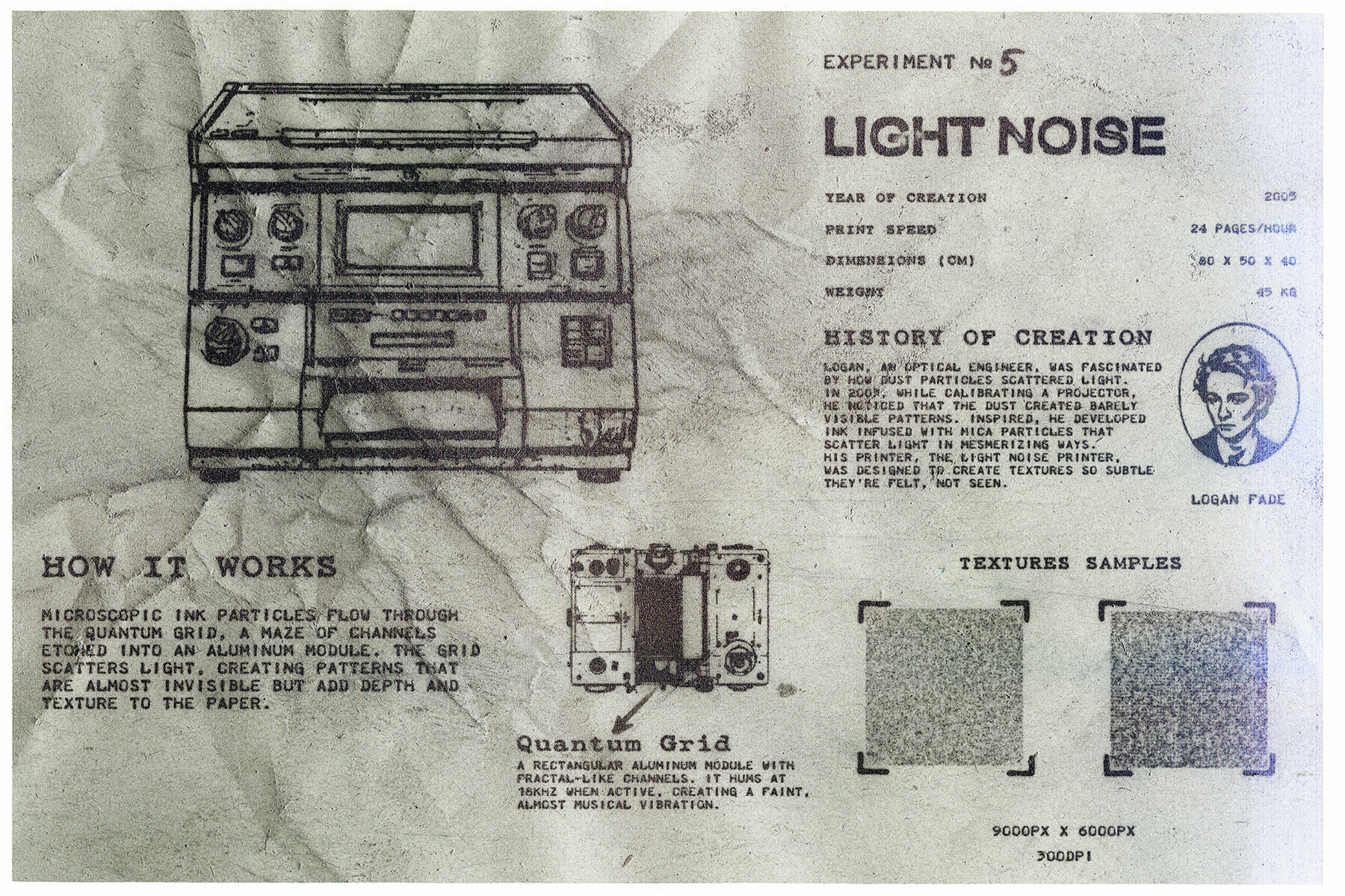 Light Noise Printer Texture 2