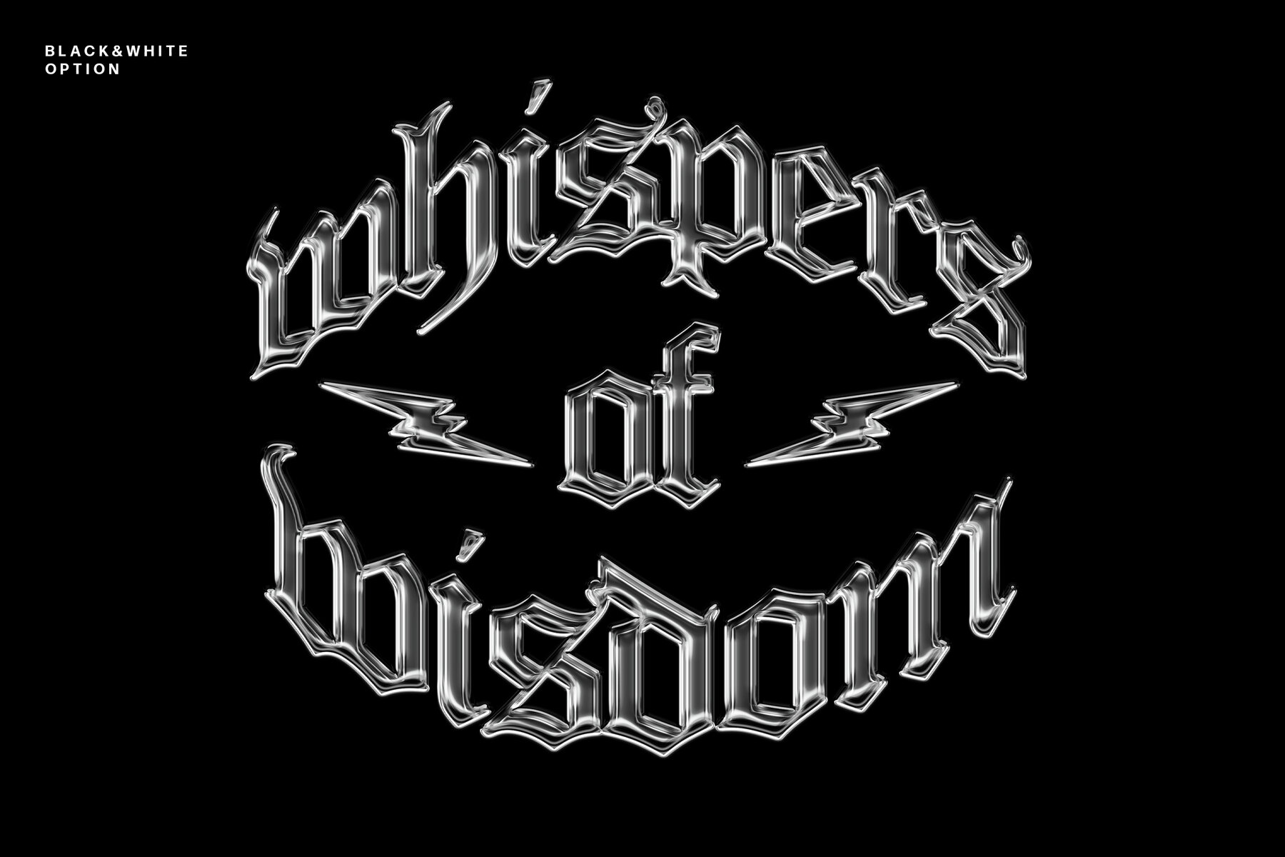 Glass Chrome Effect 4