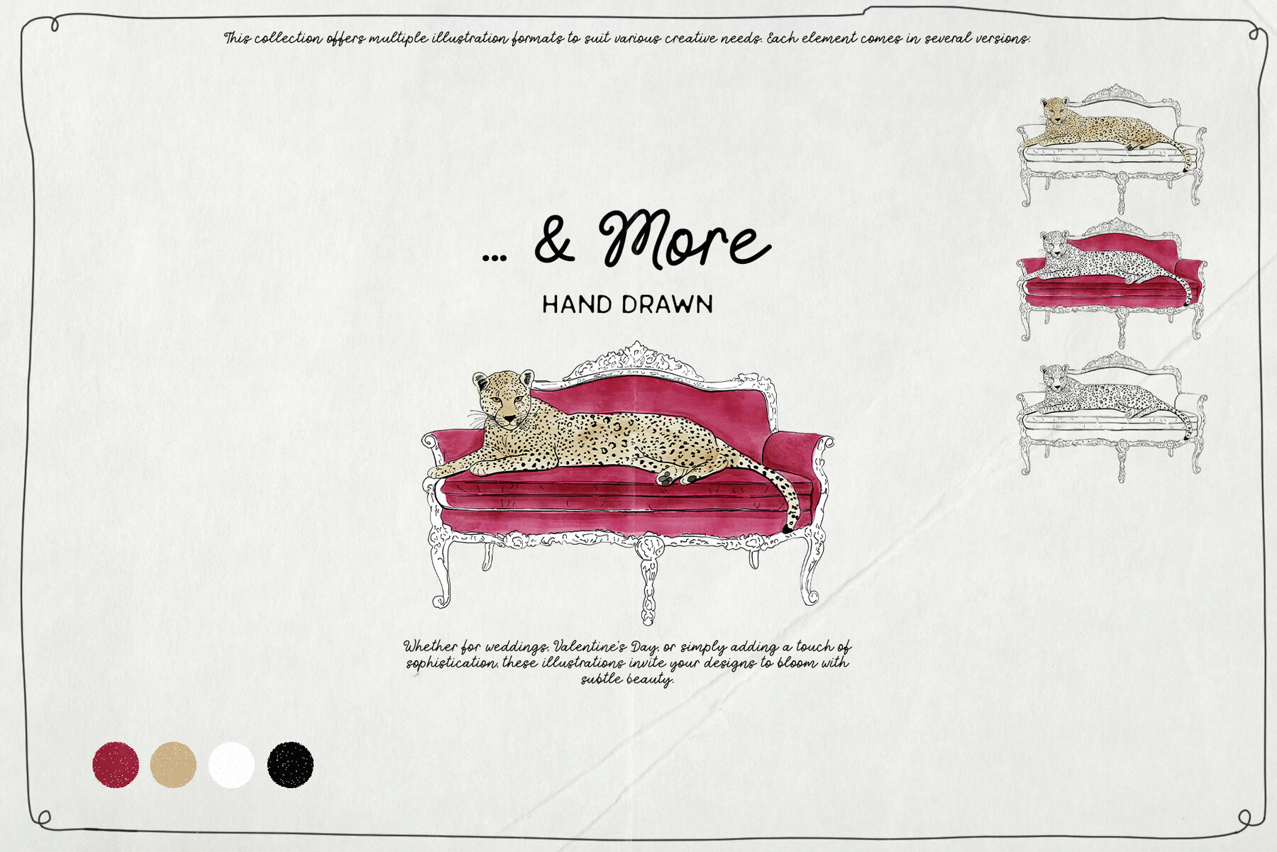 L   Amour en Fleur   Line Art Pack 8