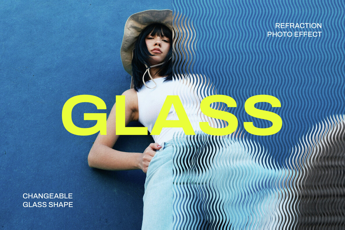 Wavy Glass Photo Effect 1
