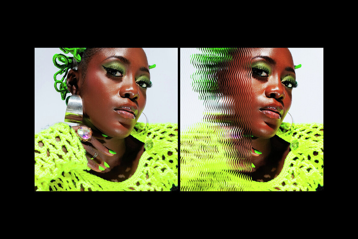 Wavy Glass Photo Effect 2