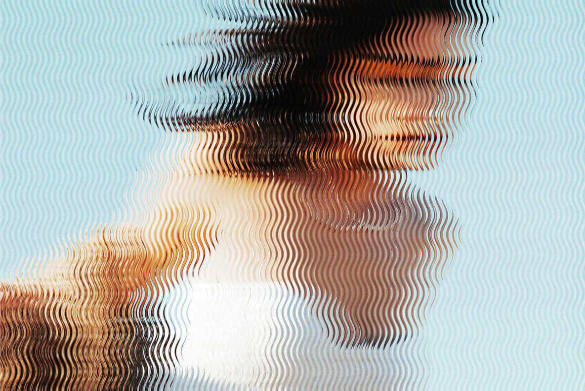 Wavy Glass Photo Effect 3