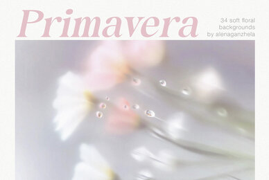 Primavera Soft Floral Backgrounds