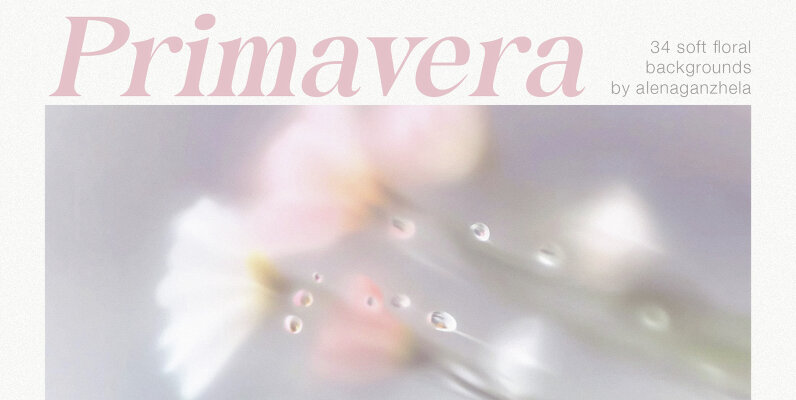 Primavera Soft Floral Backgrounds