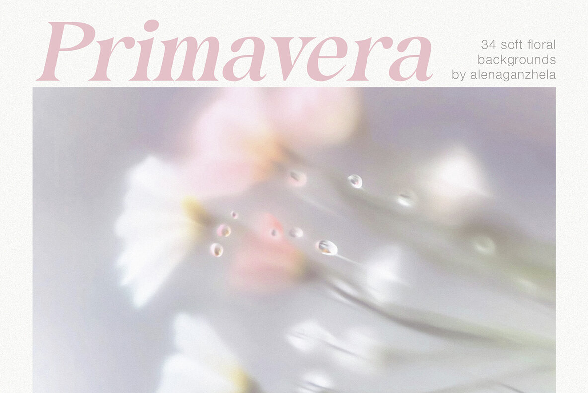 Primavera Soft Floral Backgrounds 1