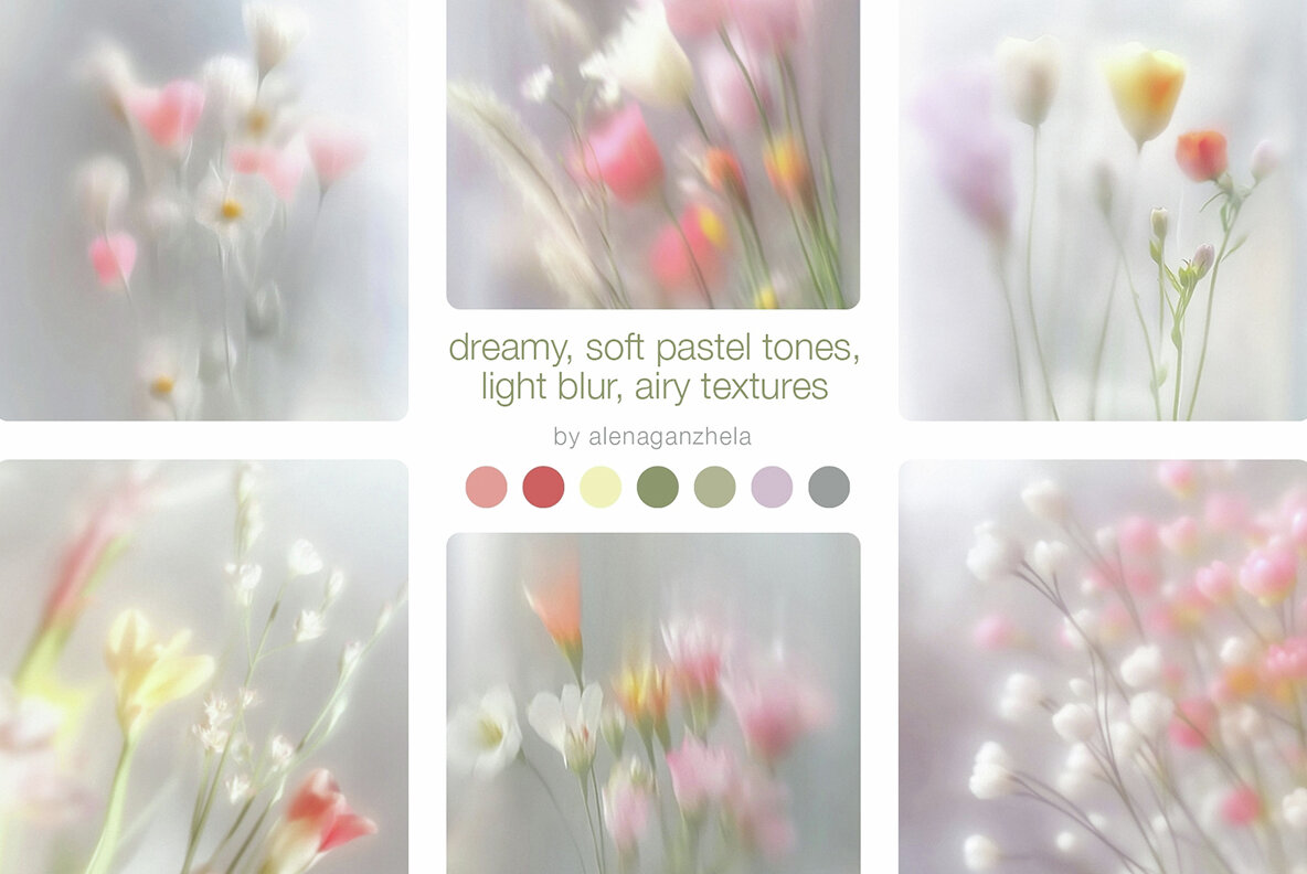 Primavera Soft Floral Backgrounds 8