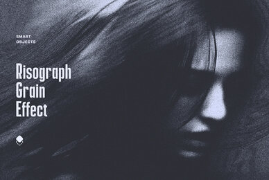 Risograph Grain Photo Effect