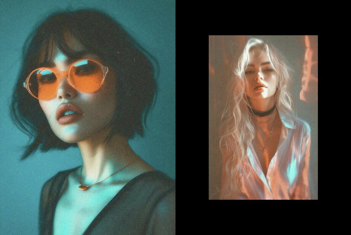 Speckled Cinematic Photo Effect 2