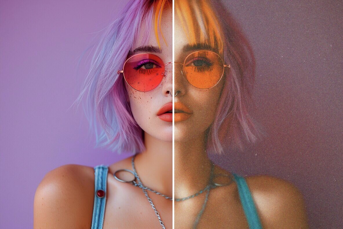 Speckled Cinematic Photo Effect 5