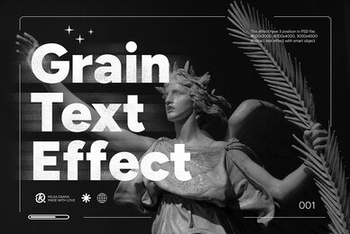 Grain Text Effect