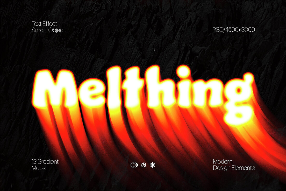 Melthing Text Effect 1