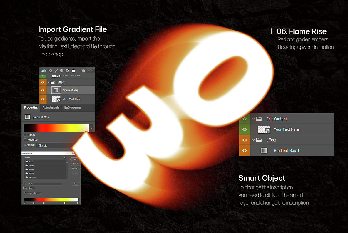 Melthing Text Effect 5