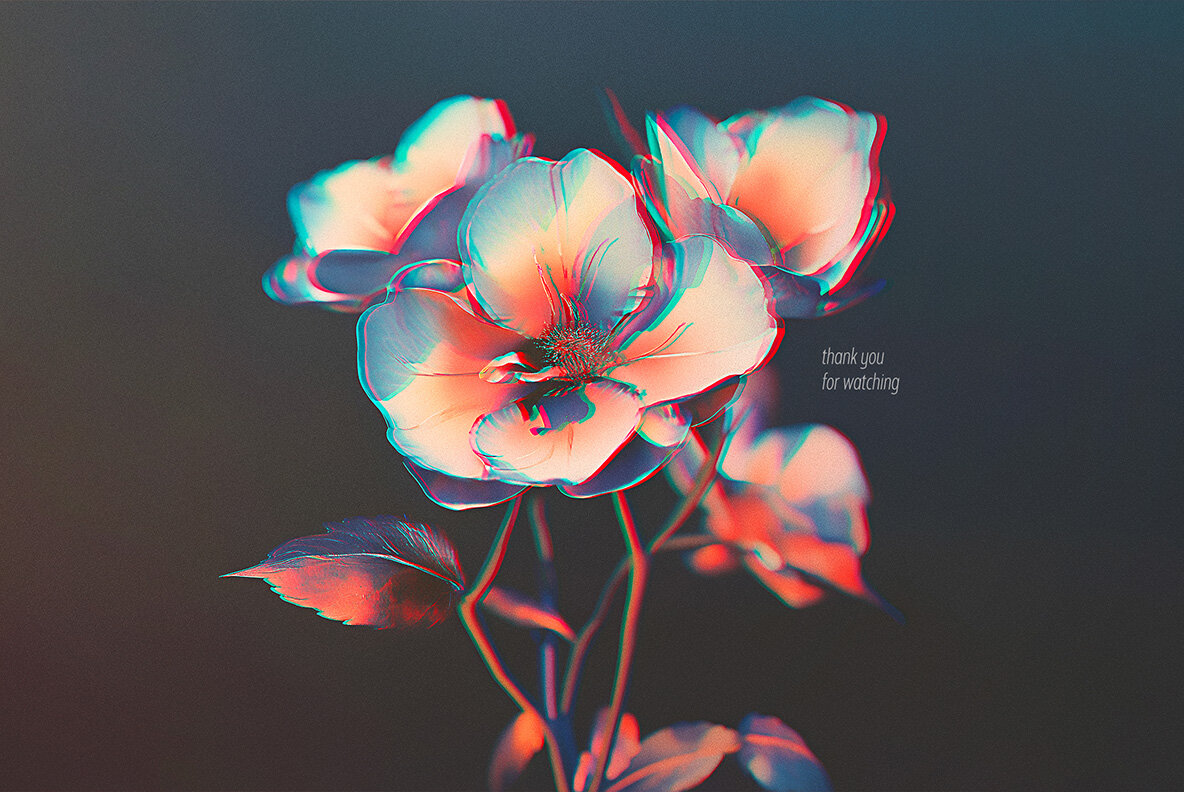 Abstract Floral Backgrounds Pack 10