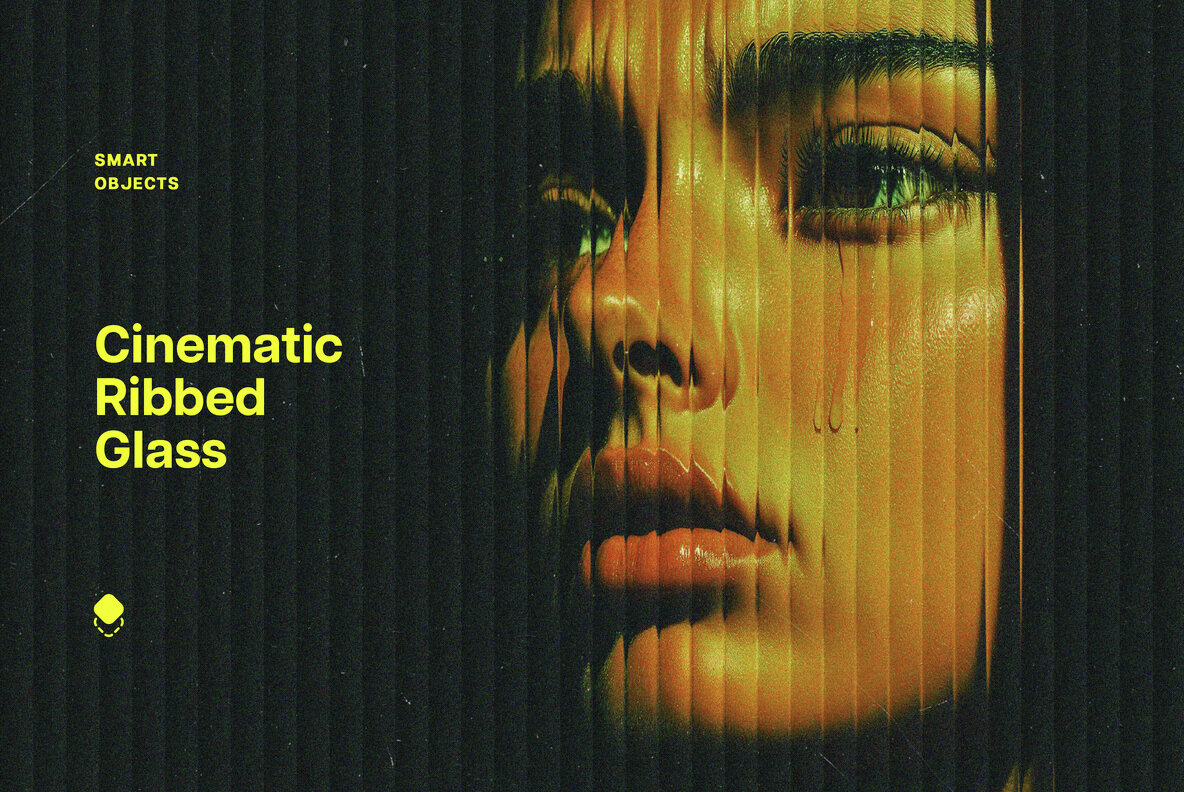 Ribbed Glass Effect 1