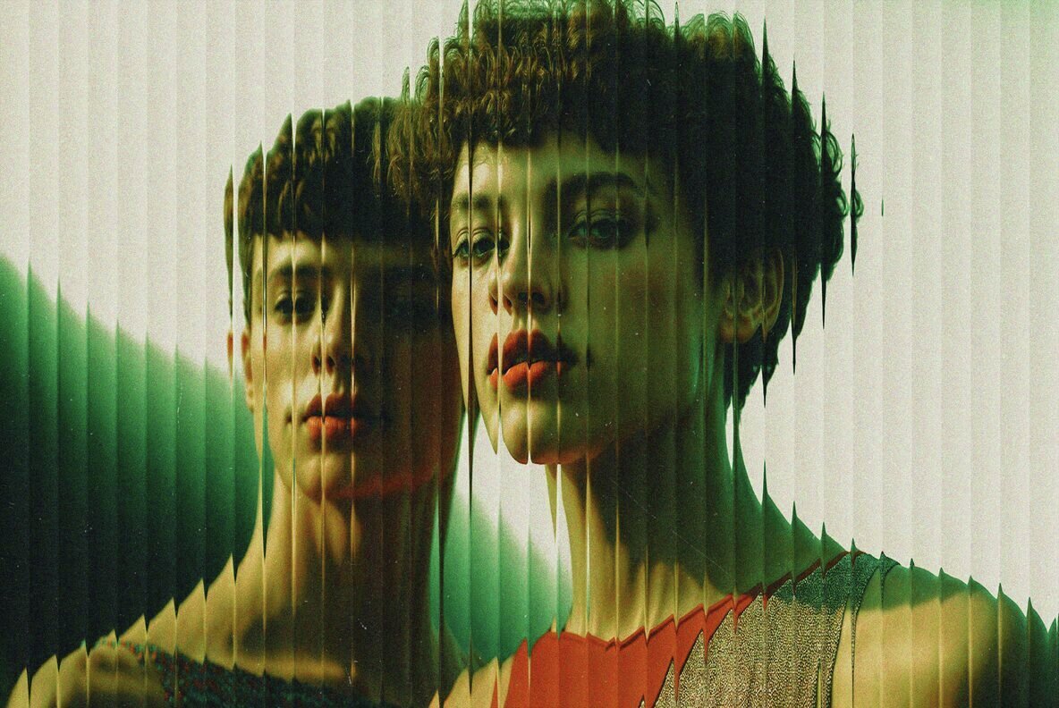 Ribbed Glass Effect 3