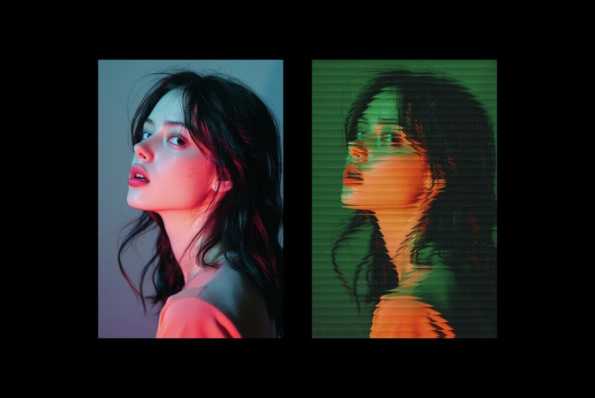 Ribbed Glass Effect 4