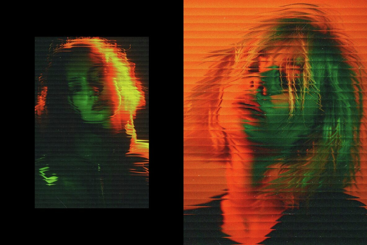 Ribbed Glass Effect 6