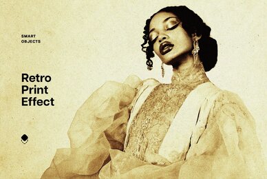 Retro Print Template