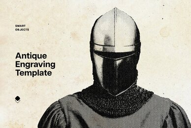 Antique Engraving Template