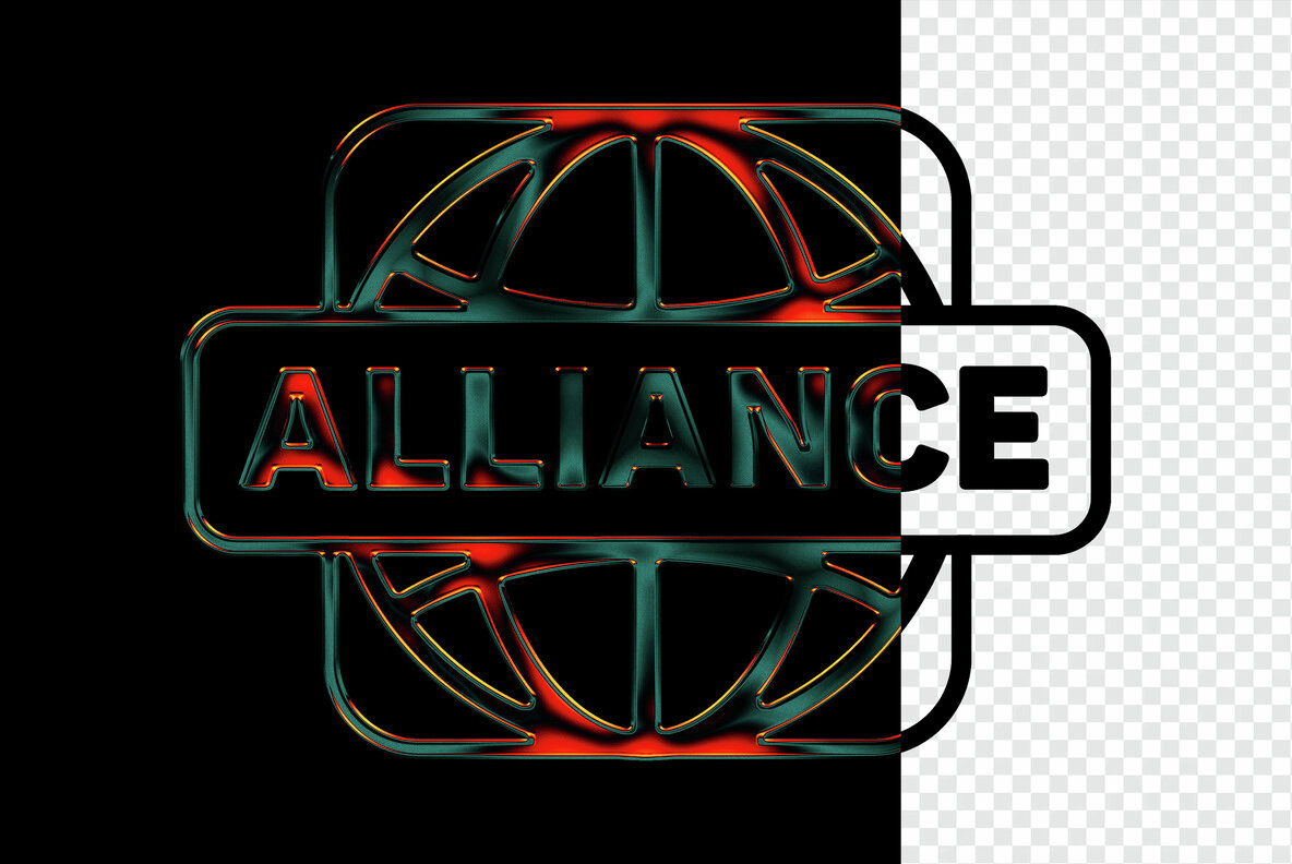 Colorful Chromatic Metal Text and Logo Effect 6