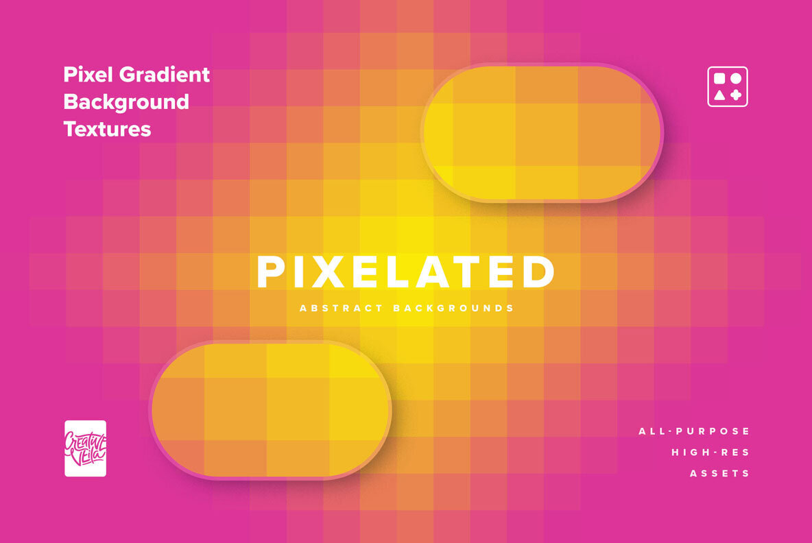 Pixel Gradient Background Textures 3