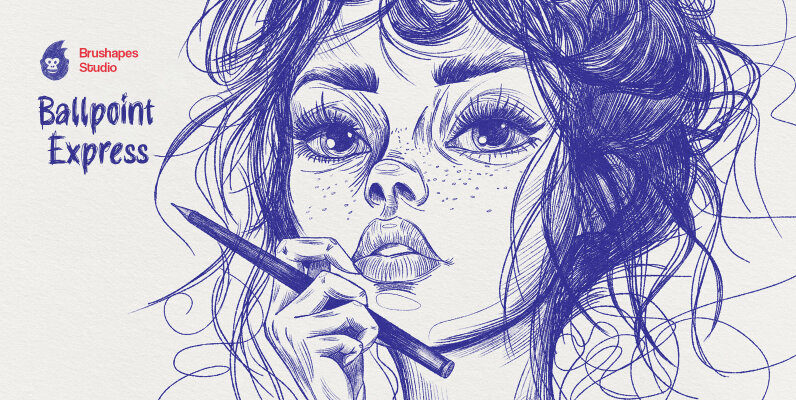 Multi App Ballpoint Pen Brushes