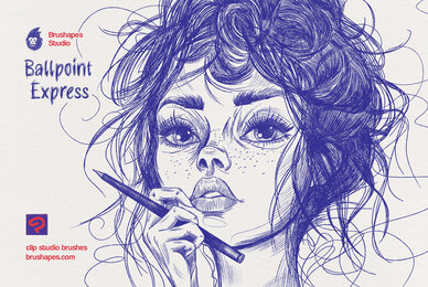 Clip Studio Ballpoint Pen Brushes