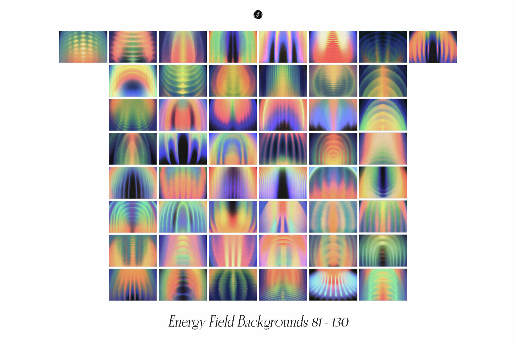 Energy Field Halftone Backgrounds 8