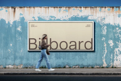 Mural Outdoor Billboard Mockup