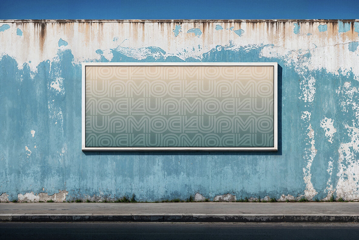 Mural Outdoor Billboard Mockup 2