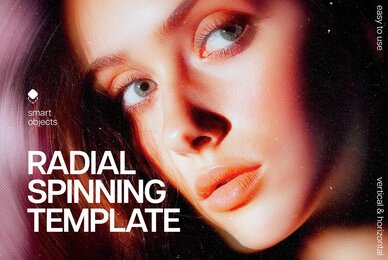 Radial Spinning Photo Template