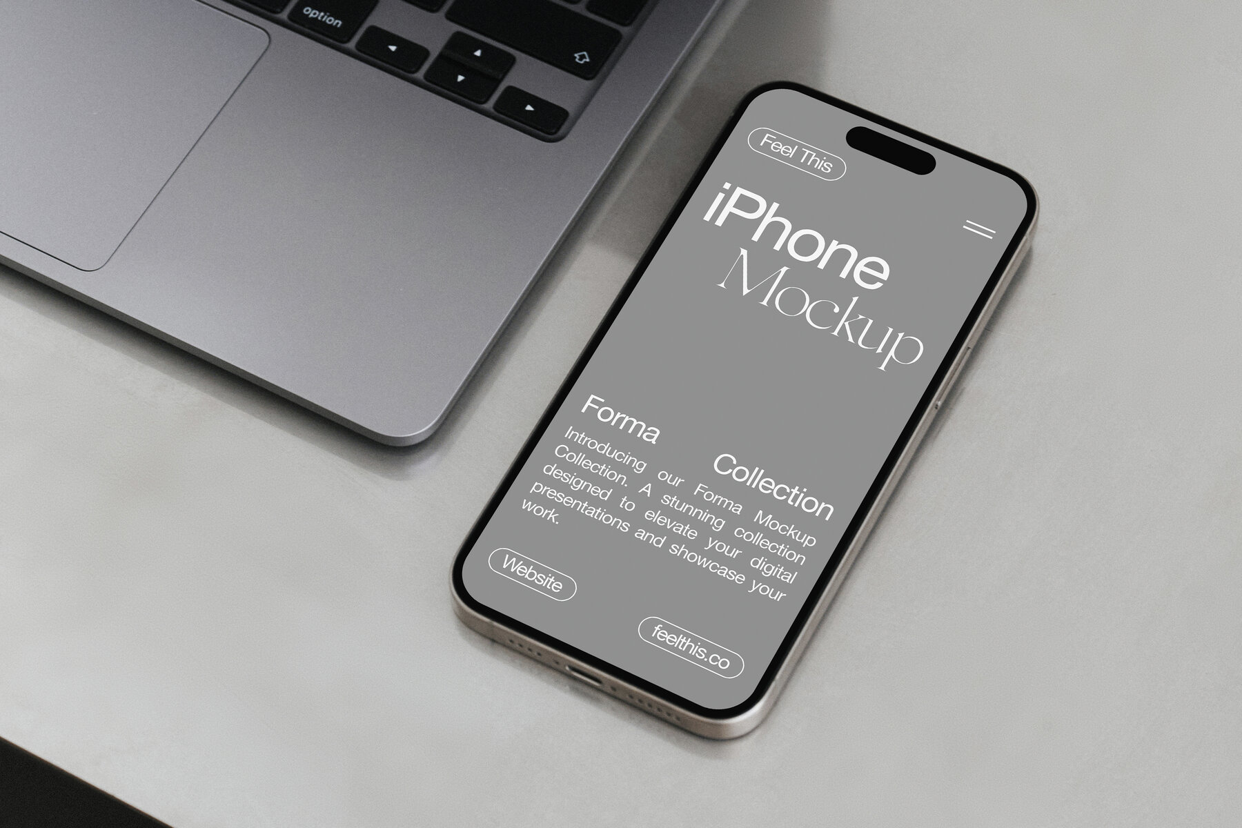 MacBook iPhone and Diffuser Mockups 9