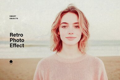 Retro Film Photo Template